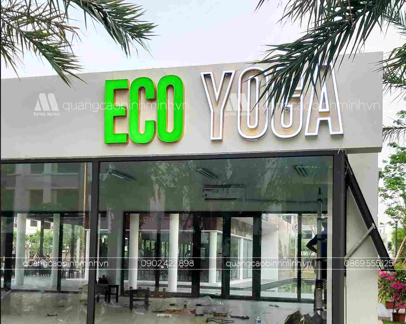 Làm biển quảng cáo Yoga Gym Fitness tại Hà Nội