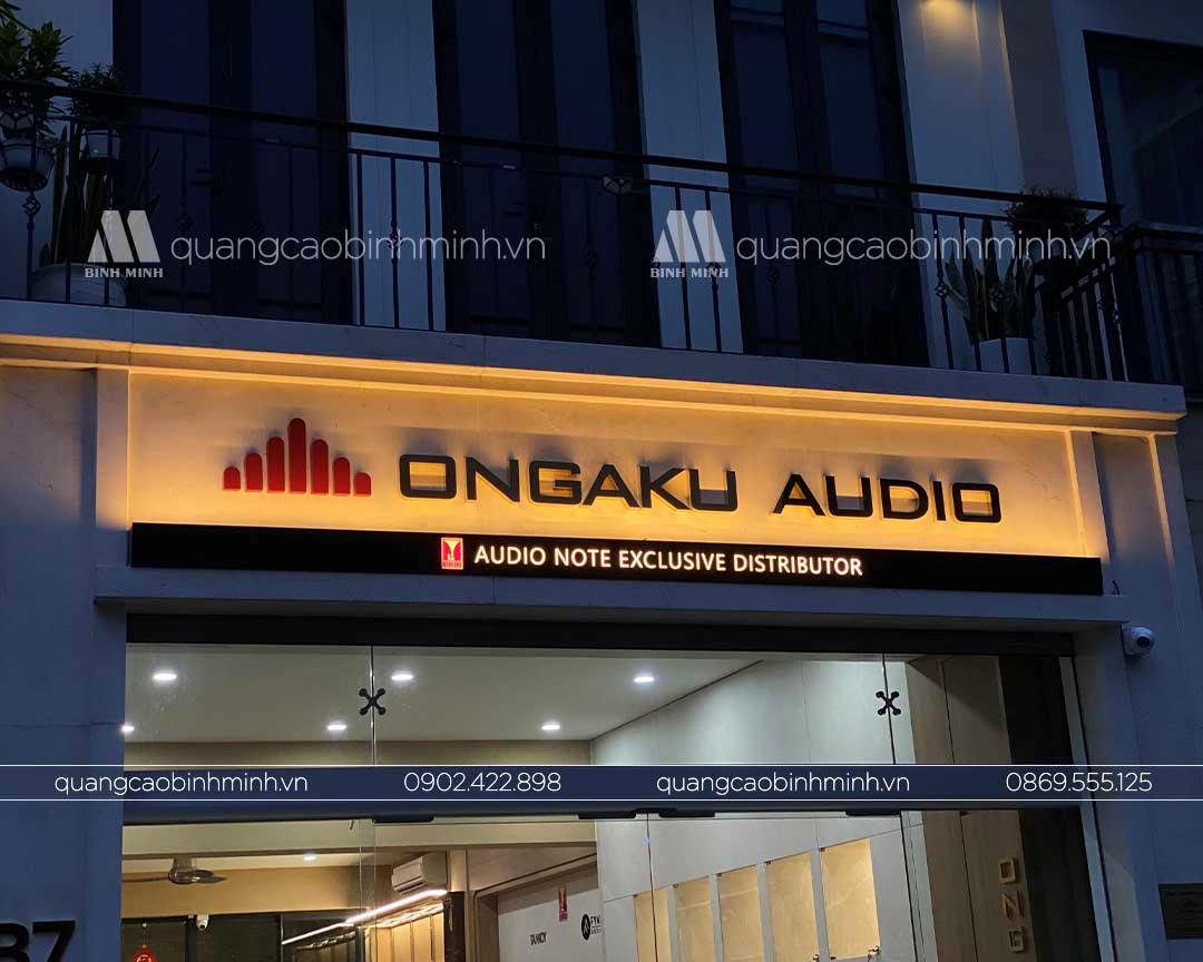 Bộ chữ Inox sang trọng Ongaku Audio