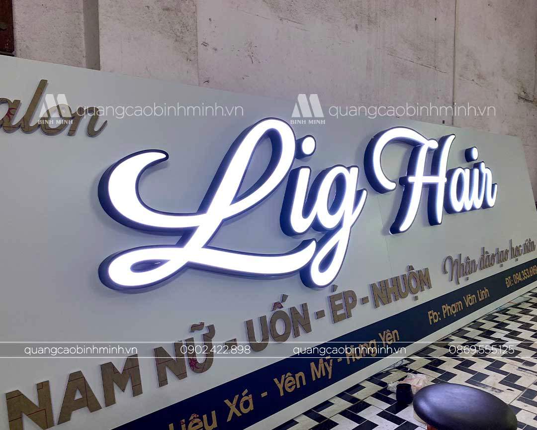 Biển quảng cáo Hair Salon Lig Hair