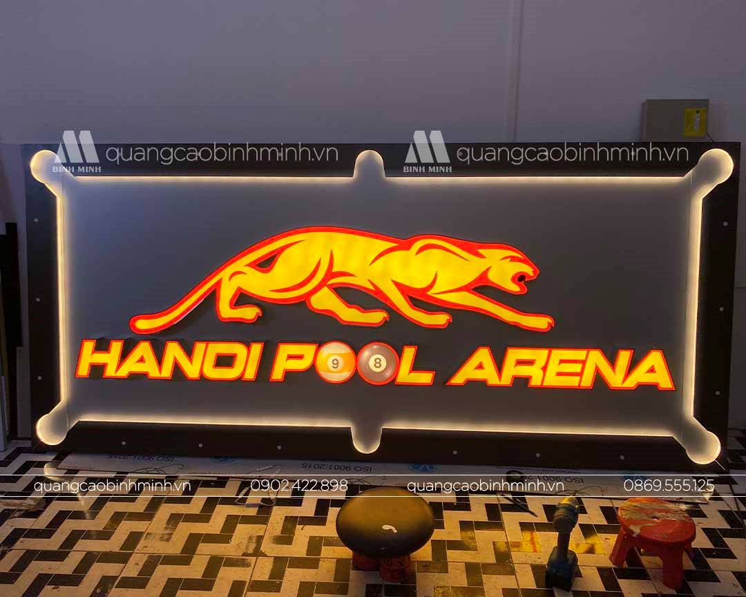 Biển Quảng Cáo Billiard Hà Nội Pool – Biển Hiệu Decor không gian Quán Bi-a