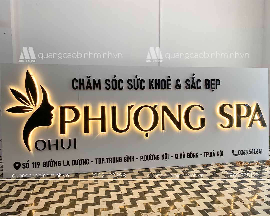 Biển Hiệu Spa Đẹp – Thi Công Biển Quảng Cáo Spa Làm Đẹp