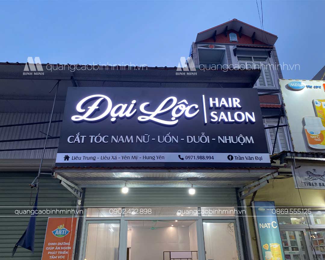Biển quảng cáo Hair Salon Đại Lộc